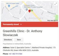 Psychiatrist Anthony Slowiaczek